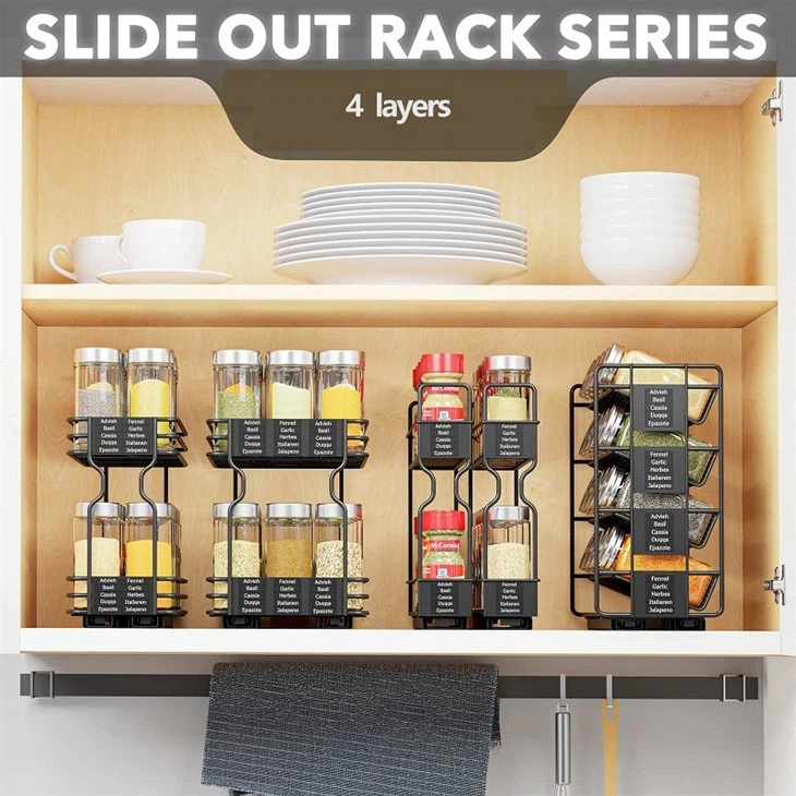 Vertical Sliding Spice Rack best